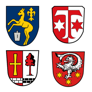 Logo Wappen der Gemeinden Graben Klosterlechfeld Obermeitingen Untermeitingen