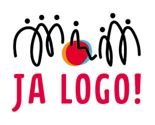 Logo JA Logo, das KJR Logo für Inklusion