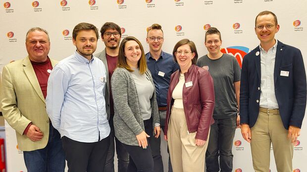 Foto des neuen KJR-Vorstands , gewählt im Mai 2025
