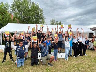 Siegerehrung Seifenkistenrennen