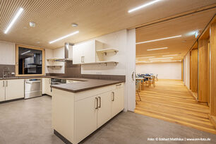 Foto Jugendfreizeitgelände Rücklenmühle Haus Zusamaue Küche